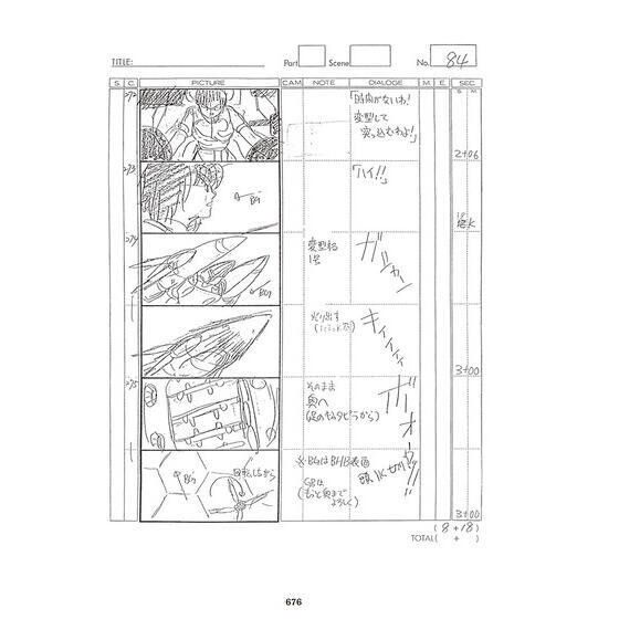 PRE-ORDER : Gunbuster Aim for the Top! Collection of Storyboards