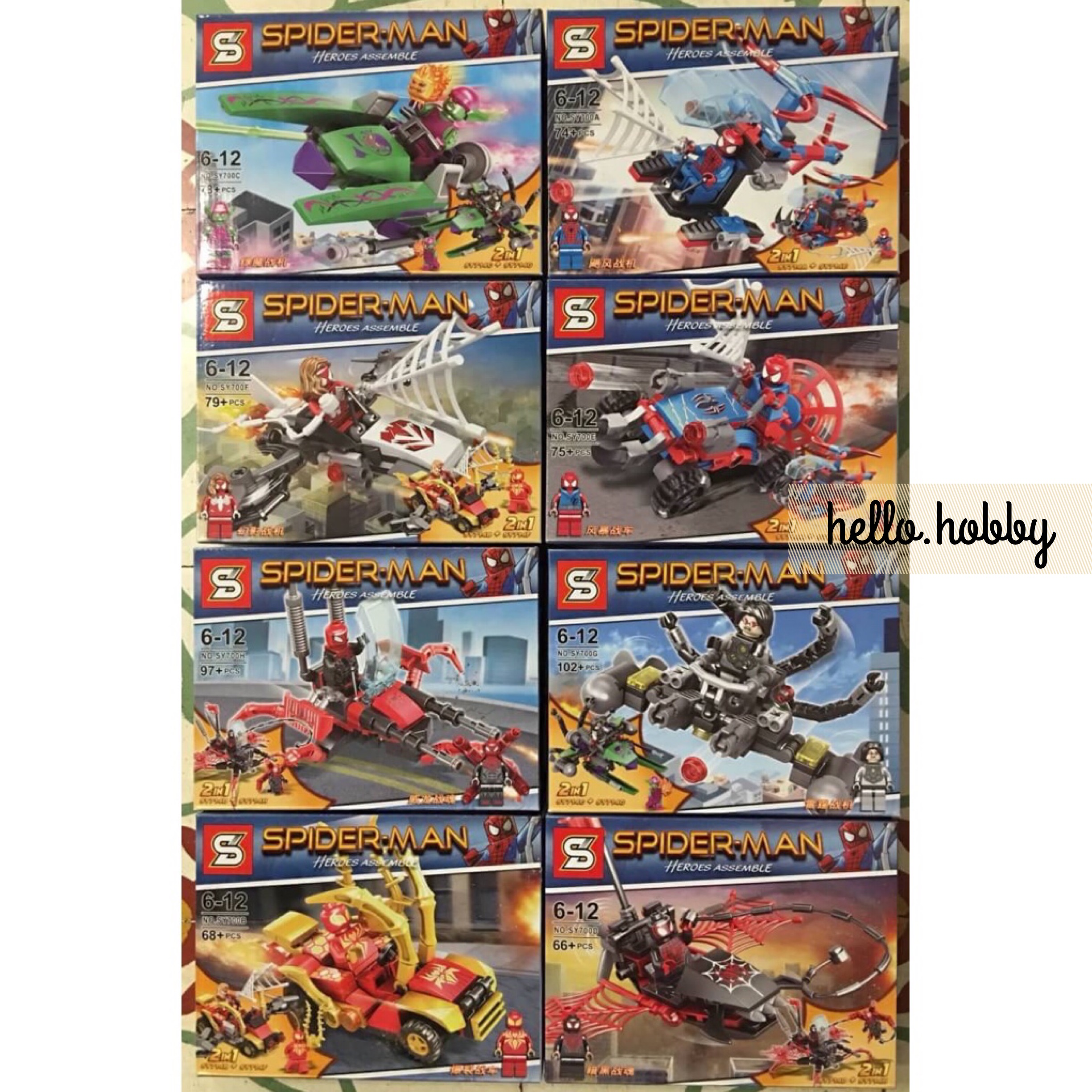 SY 700 A-H super Heroes Spiderman