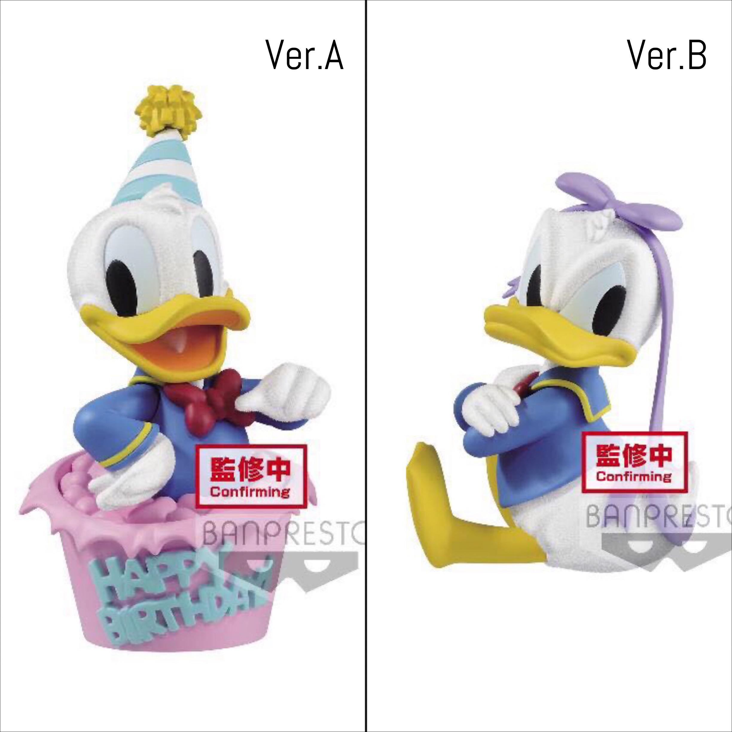 Pre-order : DISNEY CHARACTERS FLUFFY PUFFY～DONALD DUCK～(VER.A)/(VER.B)