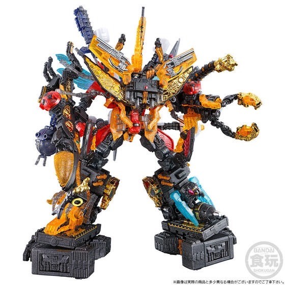 PRE-ORDER : Mini Pla Shugod Gattai Series PB God King-Ohger God Clear Plating ver.