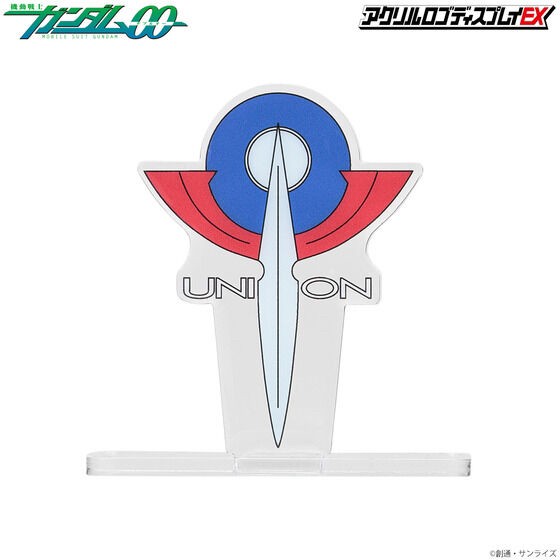 PRE-ORDER : Acrylic Logo Display EX Mobile Suit Gundam 00 UNION Mark