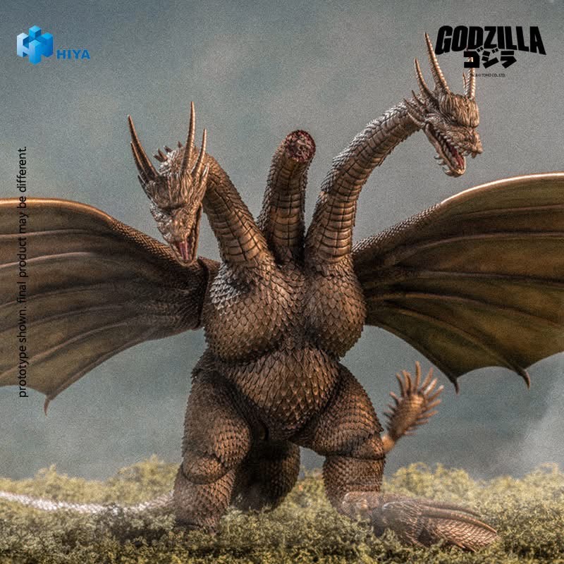 Pre-order : EXQUISITE BASIC Series Godzilla vs. King Ghidorah (1991): King Ghidorah Battle Damaged Ver. Action Figure by Hiya Toys