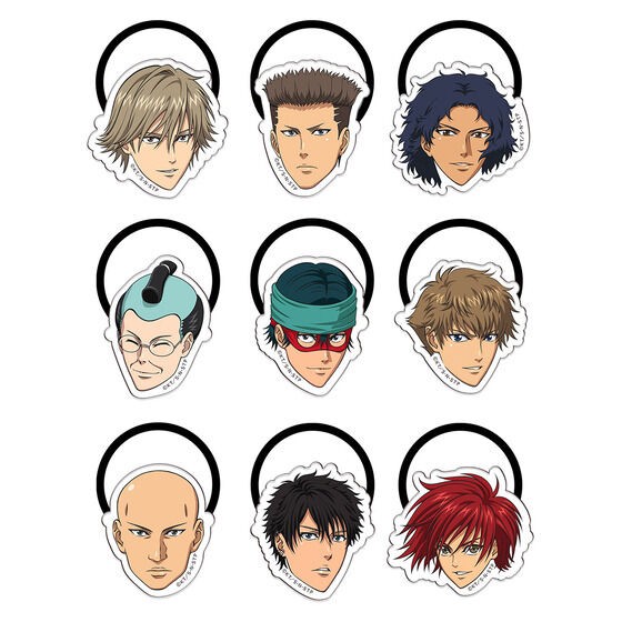 PRE-ORDER : [New Prince of Tennis The Prince Goes Abroad Highlights] Accessory Rubber Collection Complete Set