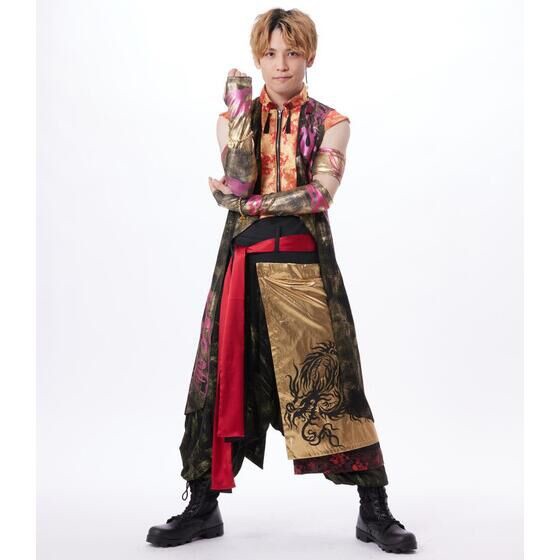 PRE-ORDER : Avataro Sentai Donbrothers h.NAOTO Jiro Momoya Gold Wrap Skirt
