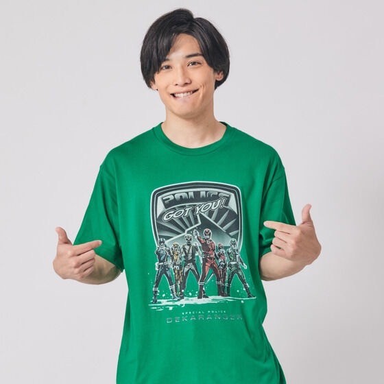 PRE-ORDER : Toei Hero T-shirt Tokusou Sentai Dekaranger American Comic Book Style Design