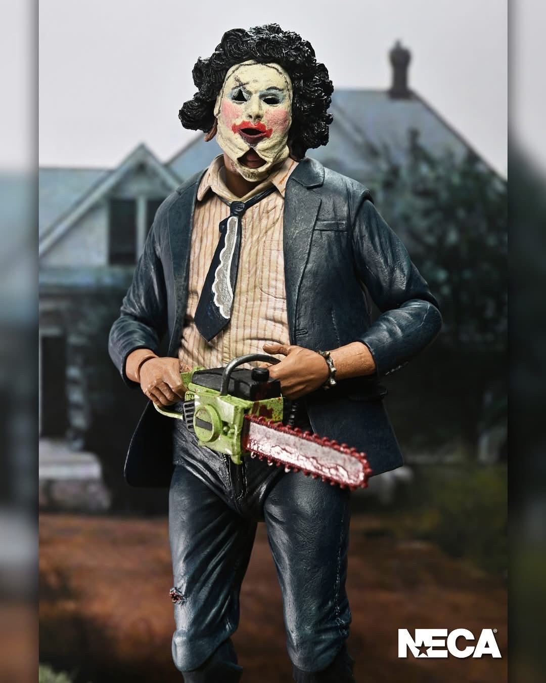 Pre-order : Texas Chainsaw Massacre 50th Anniversary Ultimate Leatherface with Pretty Woman Mask 7” Scale Action Figure by NECA
