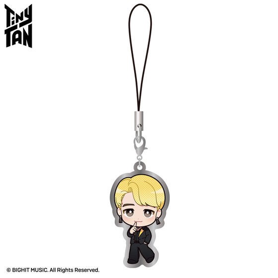 PRE-ORDER : TinyTAN Metal Charm Strap Butter