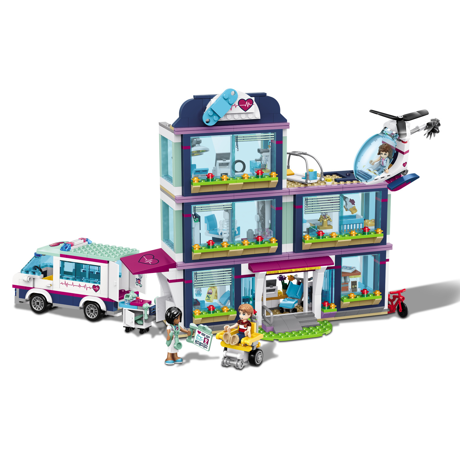 Lele 37036 Friends Heartlake Hospital 932pcs