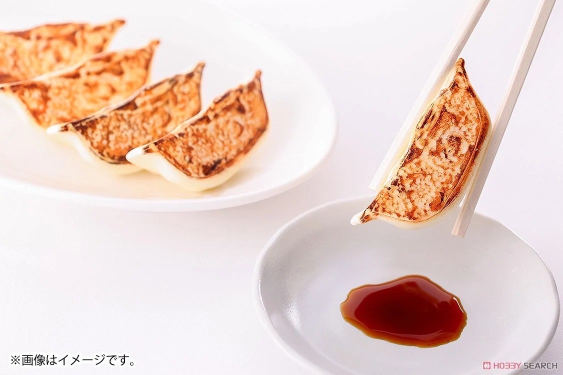 Pre-order : 1/1 Scale Gyoza / Anago Sushi / Squid Sushi Plastic Model Kit by Syuto Seiko