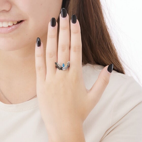 PRE-ORDER : Ultraman Trigger Guts Sparklence & Black Sparklence Silver925 Ring Set