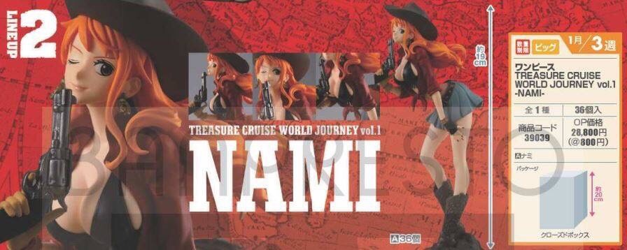 Pre-order : OP TREASURE CRUISE WORLD JOURNEY VOL1 NAMI