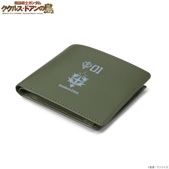 PRE-ORDER : Mobile Suit Gundam Cucuruz Doan's Island Southern Cross Corps Bi-fold Wallet