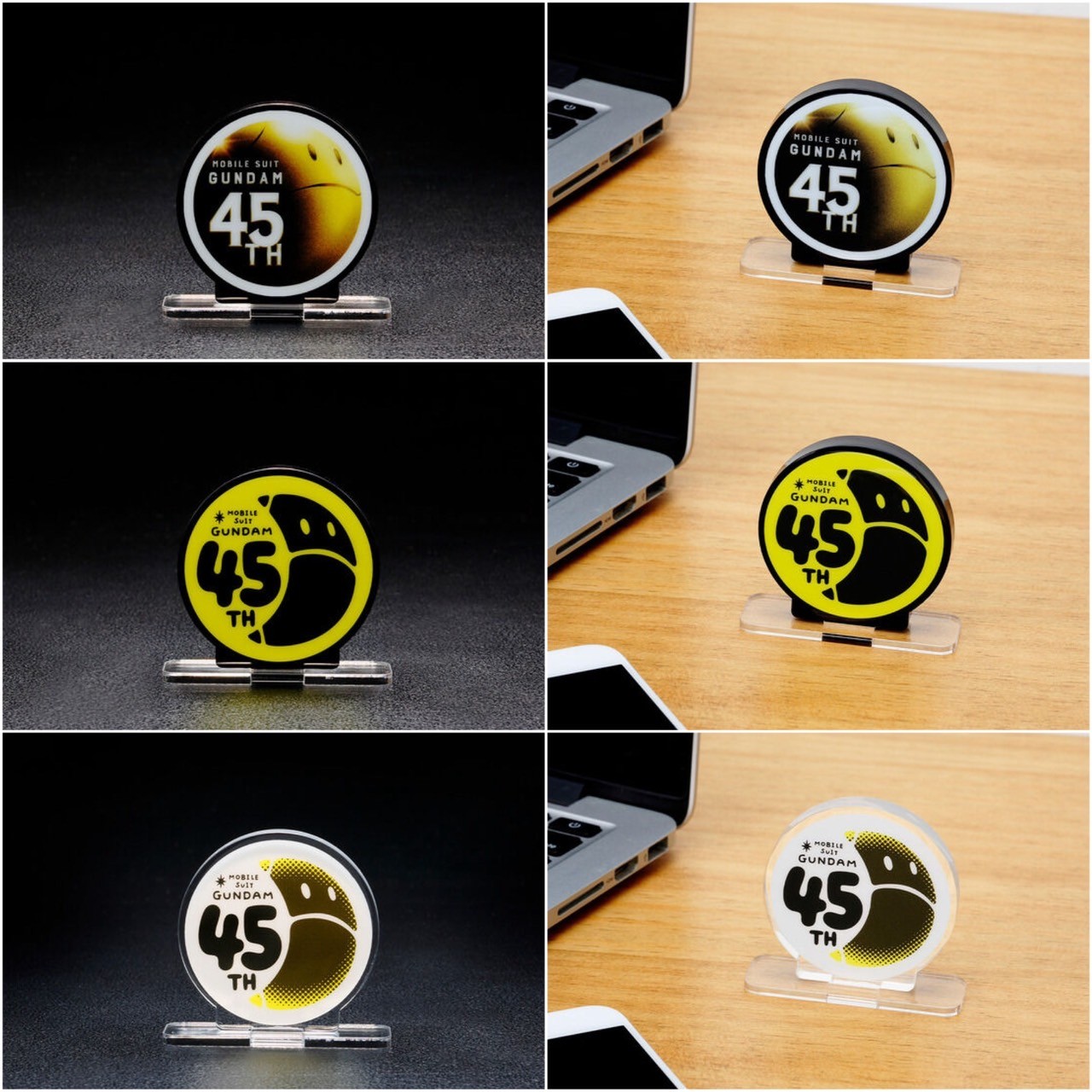 PRE-ORDER : Acrylic Logo Display EX Gundam Series 45th Anniversary Logo
