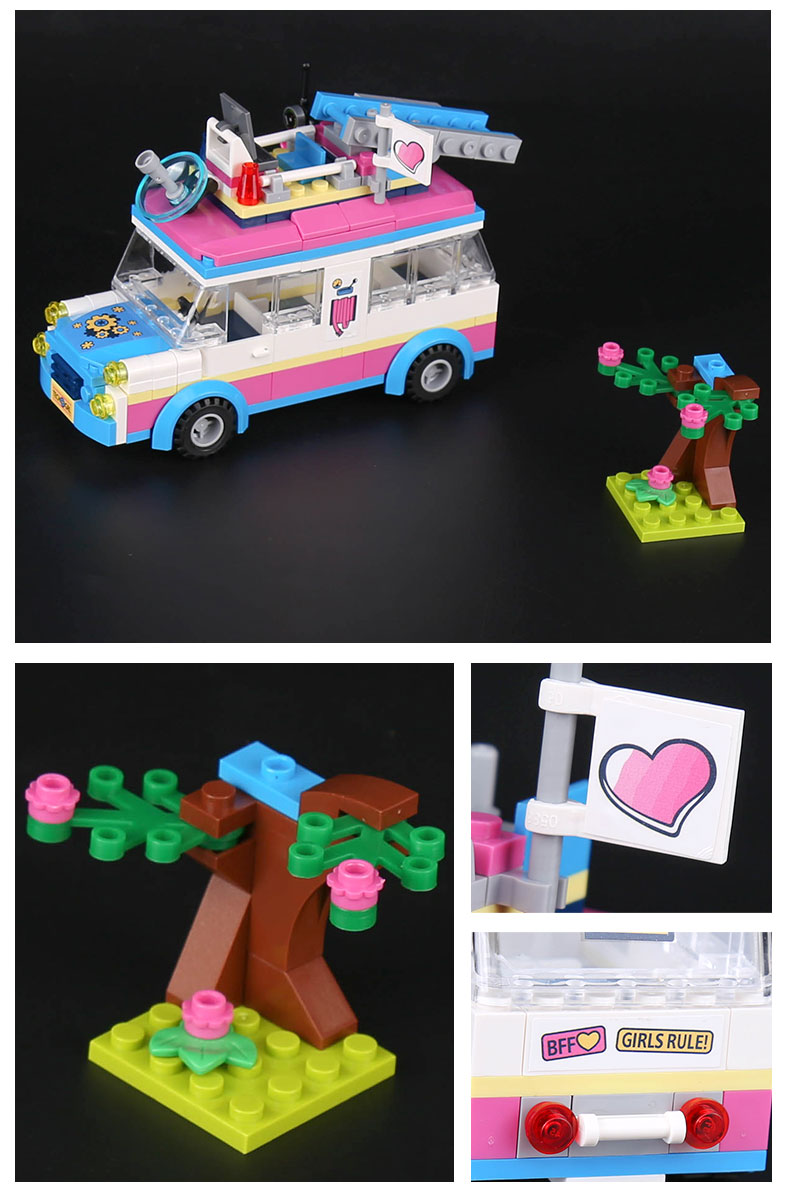 Lepin 01057 Friends Olivia's Mission Vehicle 249pcs