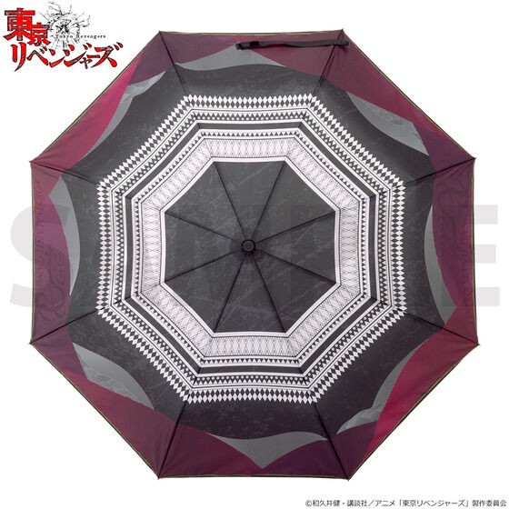 PRE-ORDER : Tokyo Revengers x Hokusai Graphic Folding Umbrella for Rain or Shine