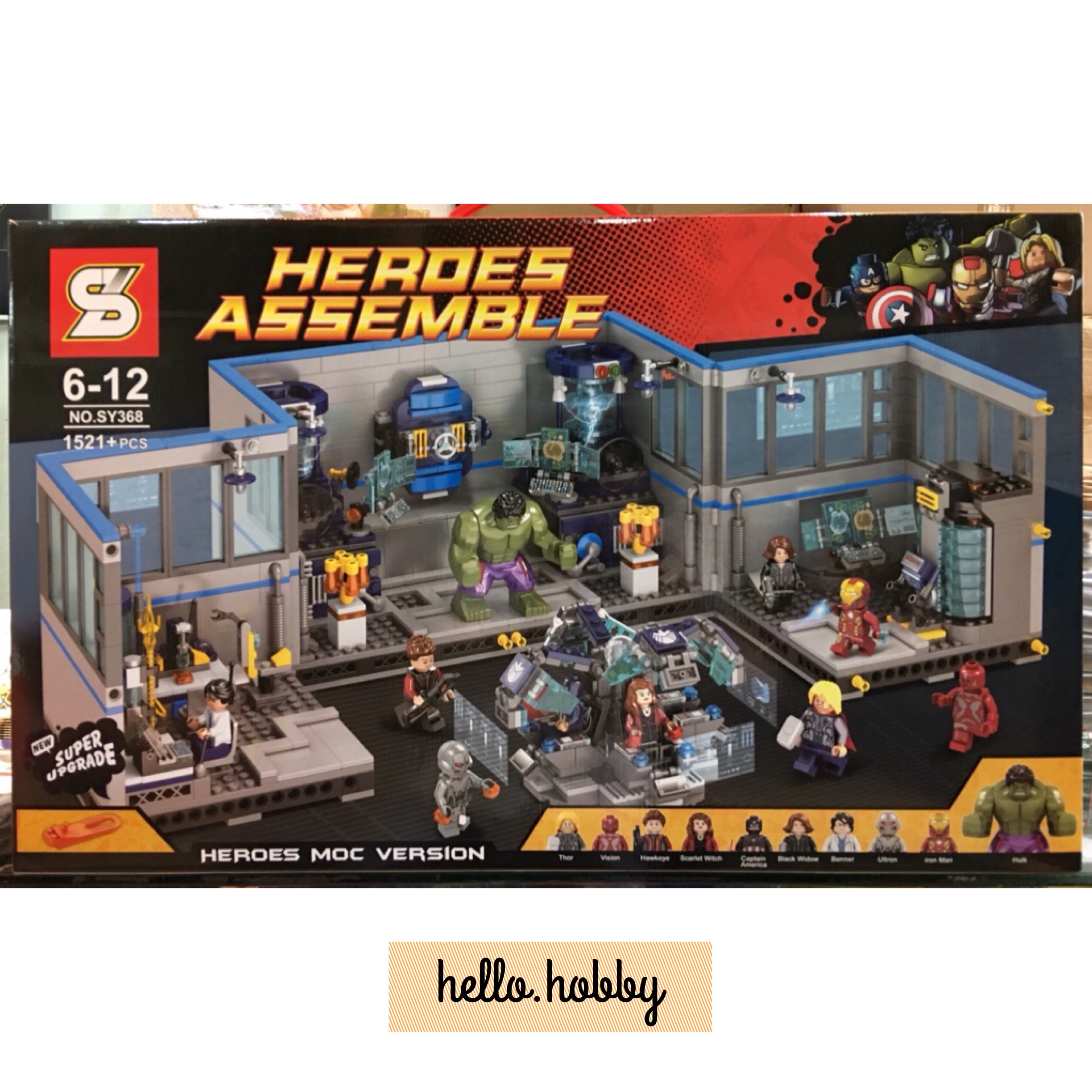 SY 368 Avengers Headquarters 1521pcs