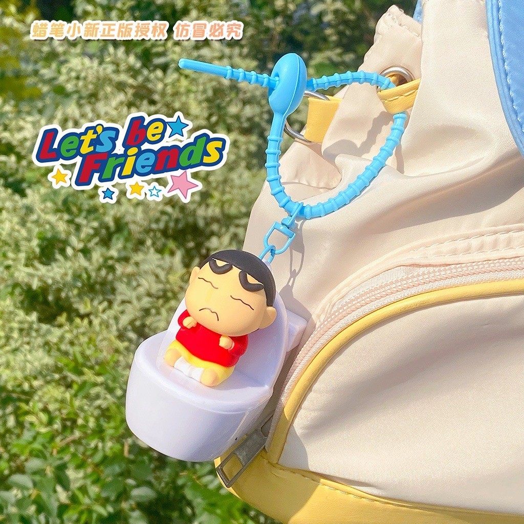 พวงกุญแจชินจัง Crayon Shinchan สกุชชี่ มีเสียง บีบได้