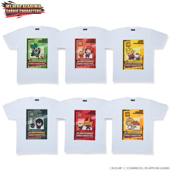 PRE-ORDER : My Hero Academia x Sanrio Characters T-shirt (All 15 types)