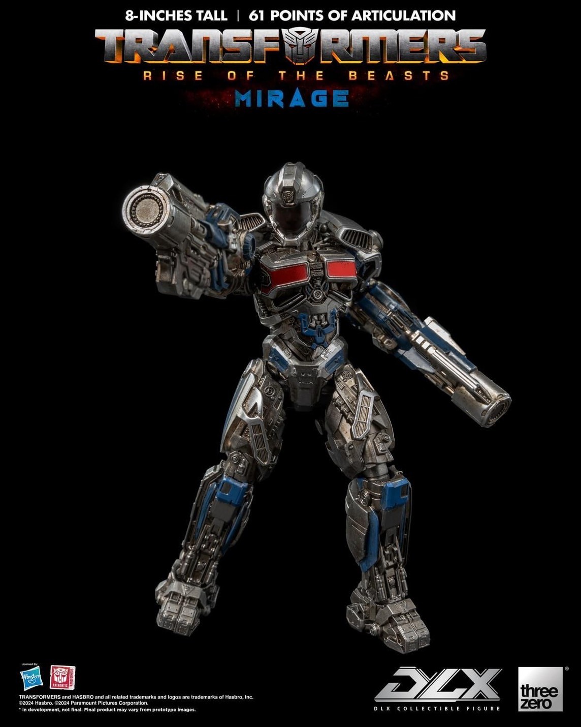 Pre-order : Transformers: Rise of the Beasts DLX Mirage Action Figure by ThreeZero