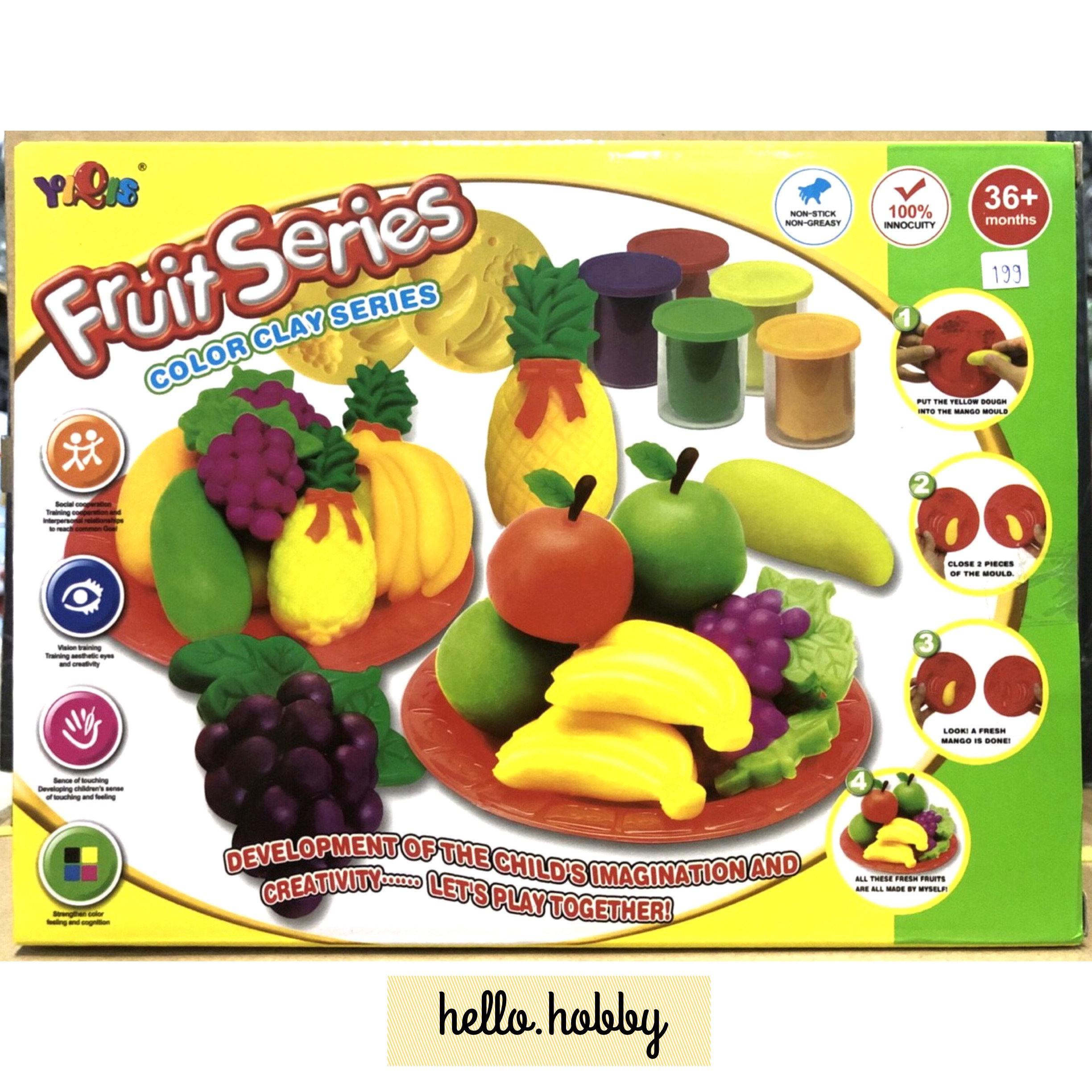ชุดแป้งโดว์ ชุด Fruit Series