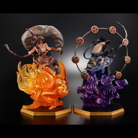 PRE-ORDER : Precious G.E.M. Series NARUTO Shippuden Uzumaki Naruto -Fujin- & Uchiha Sasuke -Raijin- Set
