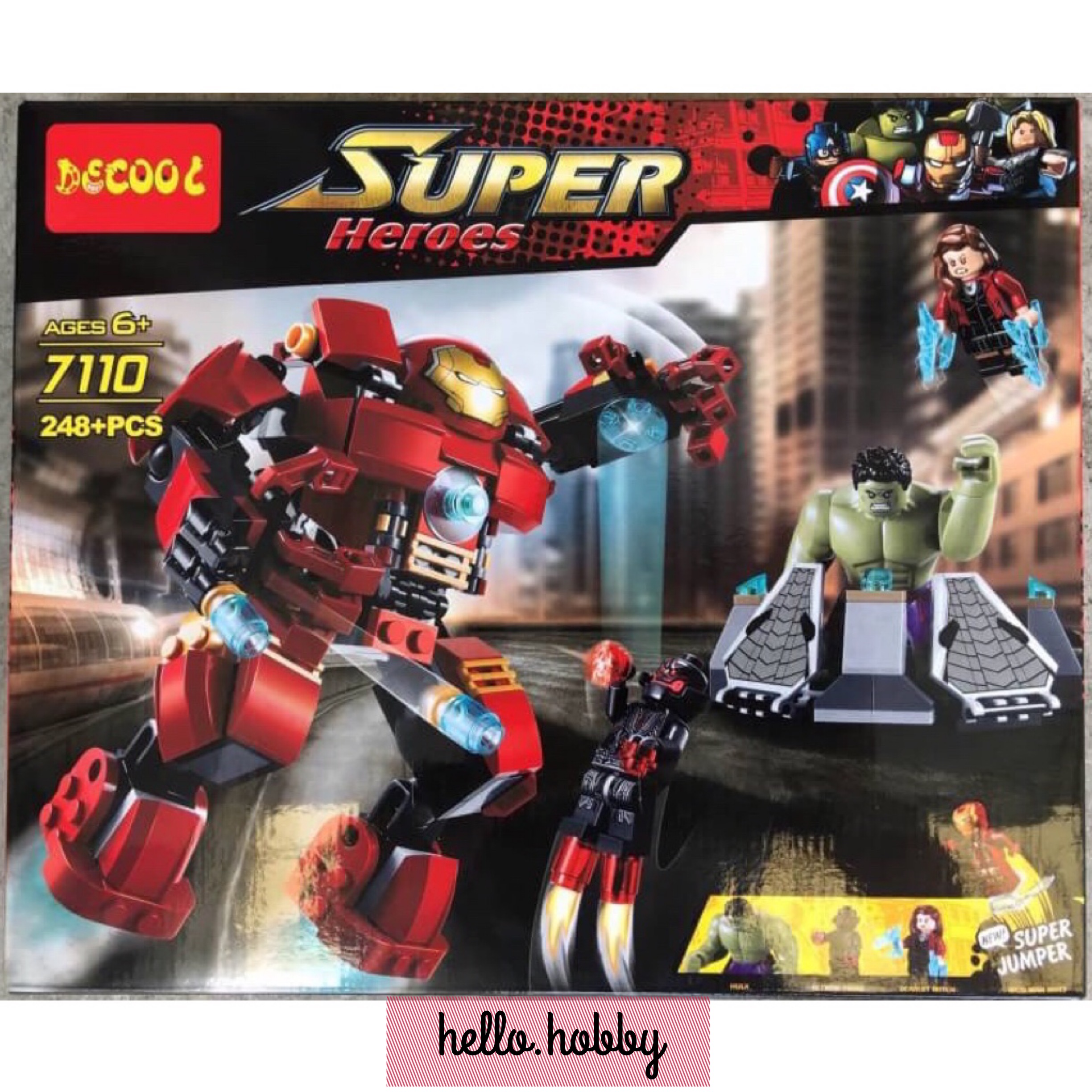 Decool 7110 The Hulk Buster Smash 248pcs