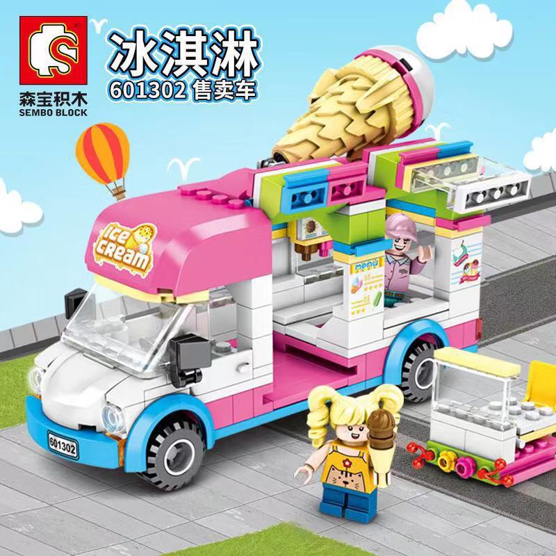 Sembo block 601302 Ice Cream Truck 264pcs