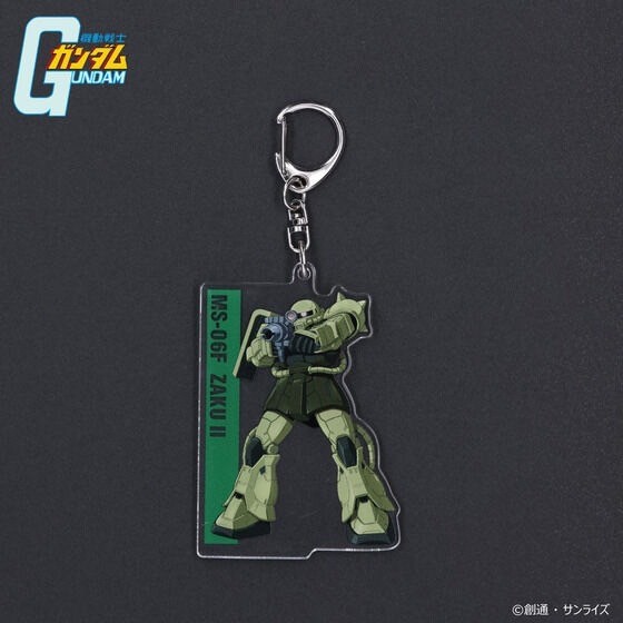 PRE-ORDER : Mobile Suit Gundam MS Illustration Acrylic Charm