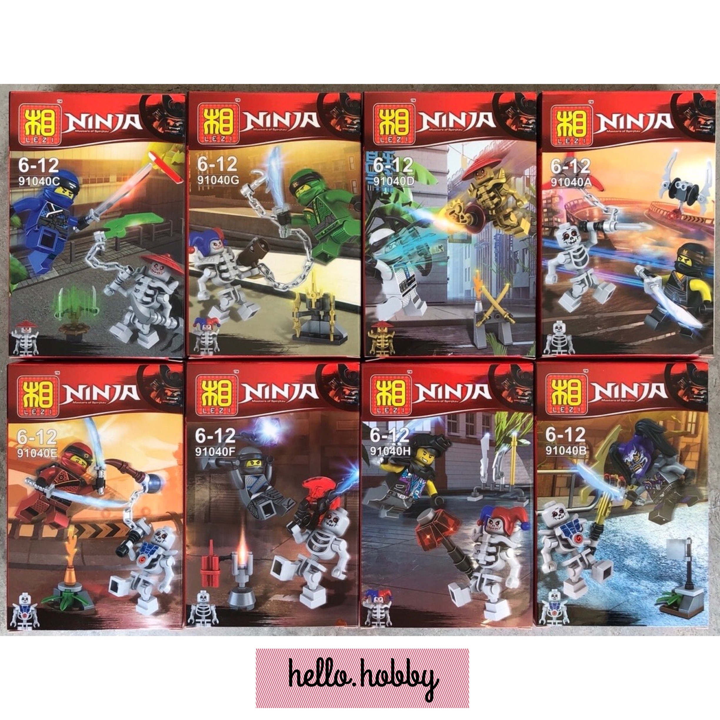 Lezi 91040 A-H Ninjago
