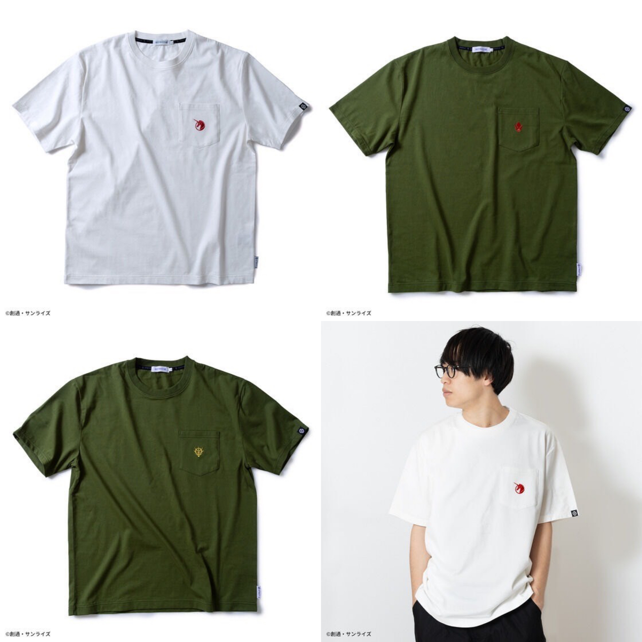 PRE-ORDER : STRICT-G “Mobile Suit Gundam UC” Short Sleeve Pocket T-shirt