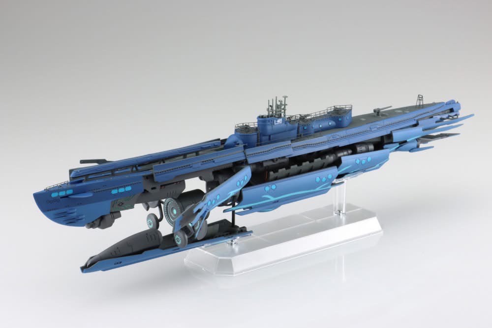 Pre-order : Arpeggio of Blue Steel -Ars Nova- 1/350 Submarine Bluesteel I-401 Plastic Model Kit by Aoshima