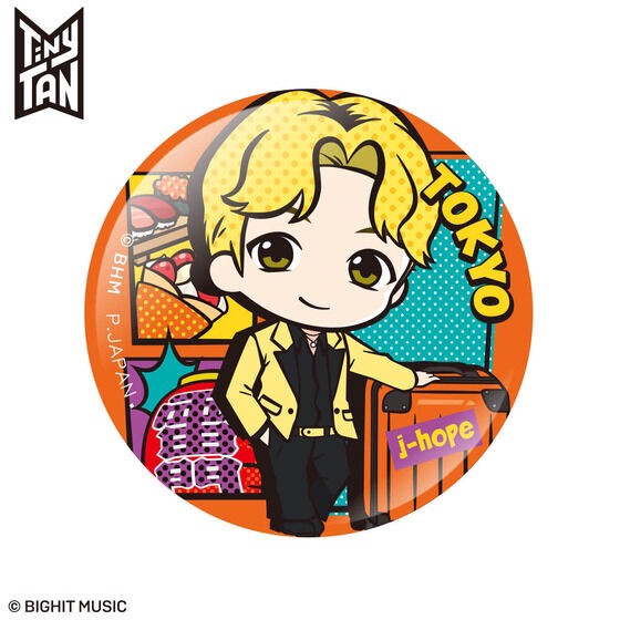 PRE-ORDER : TinyTAN TRAVEL COLLECTION Tin Badge