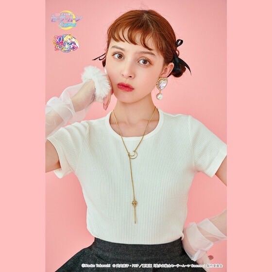 PRE-ORDER : Movie version "Sailor Moon Cosmos" x RoseMarie seoir Collaboration Necklace (1 type in total)