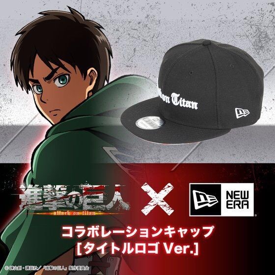PRE-ORDER : Attack on Titan x NEW ERA Cap Title Logo Ver.