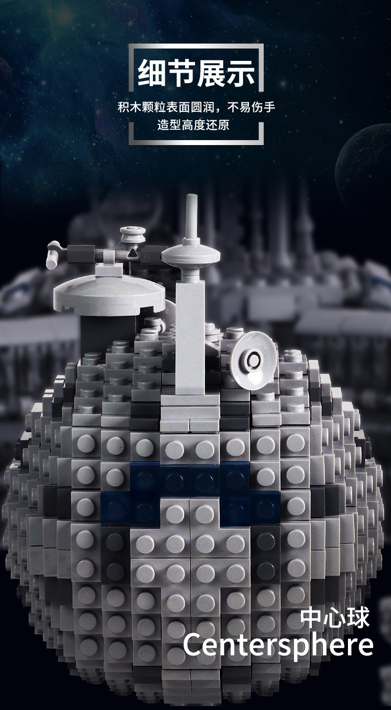 Mould King 21008 Star Wars Lucrehulk Star Control Ship 3663pcs