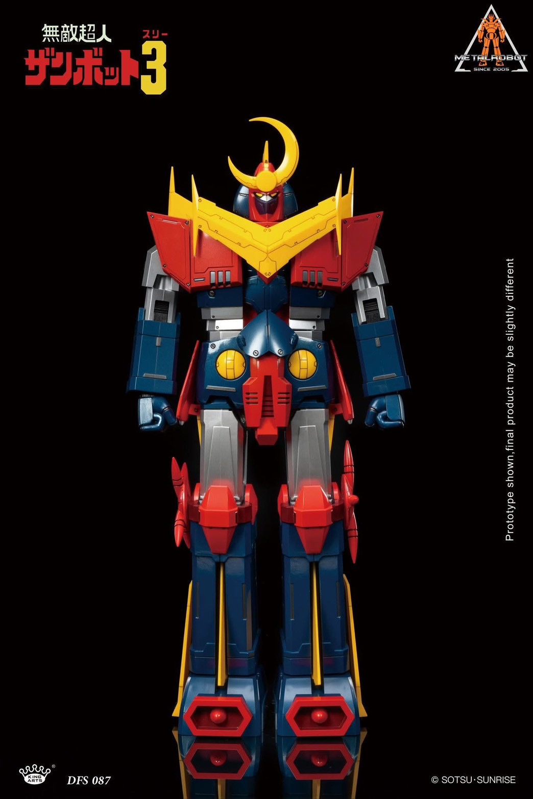 Pre-order : Invincible Super Man Zambot 3 Diecast Action Figure by King Arts