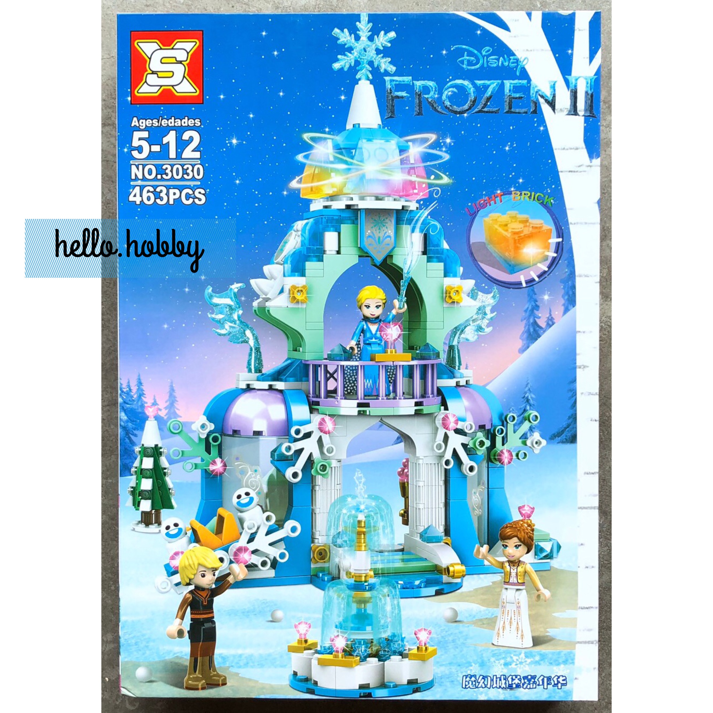 Sx 3030 Disney Frozen Ice and Snow Princess 463pcs