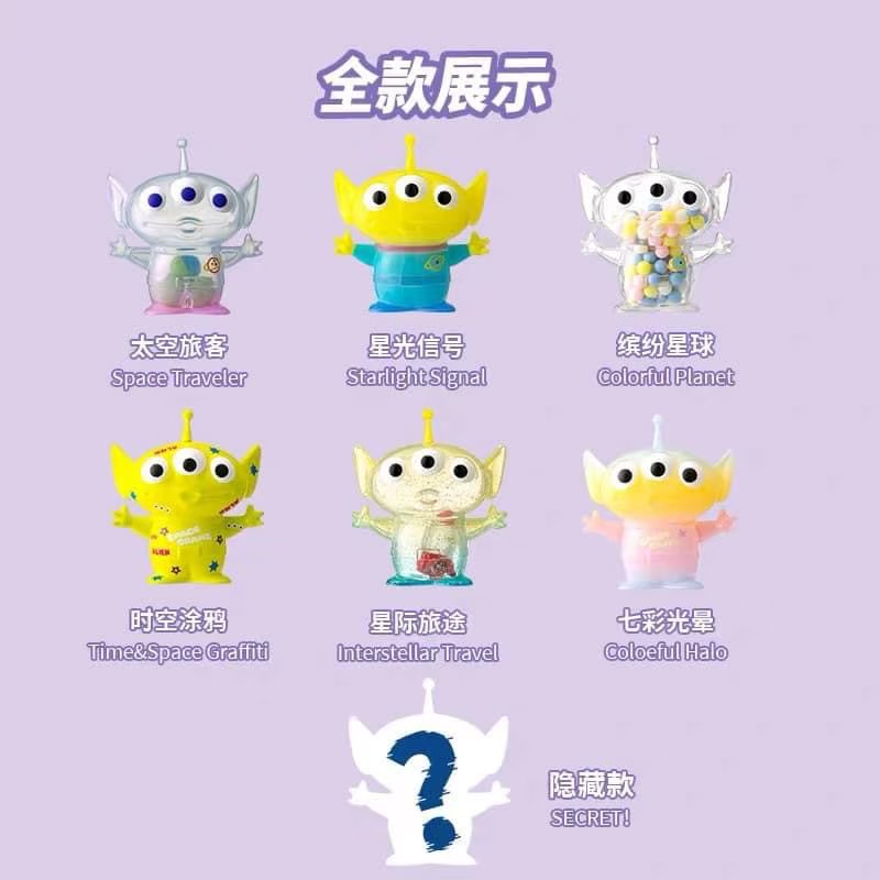 Toy story - Aliens Three Eyes Transformation Series by Miniso (Set of 6 +1 Secret)