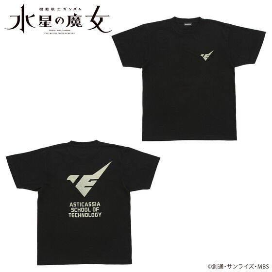 PRE-ORDER : Mobile Suit Gundam The Witch from Mercury Gold Lame Print T-shirt