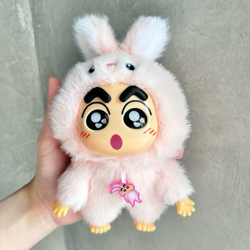 ตุ๊กตาพวงกุญแจ Crayon Shinchan Animal Party Plush Toy Series Keychain by Mokau