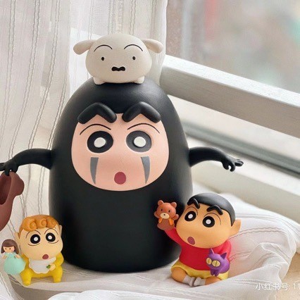 โมเดล ชินจัง Crayon Shinchan x Spirited Away No Face Ver.