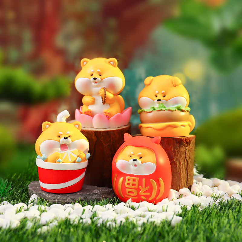 โมเดล ได้ 1 ตัว | Lucky Shiba Dog - More Than Billion Dollars Series by Romantic Light