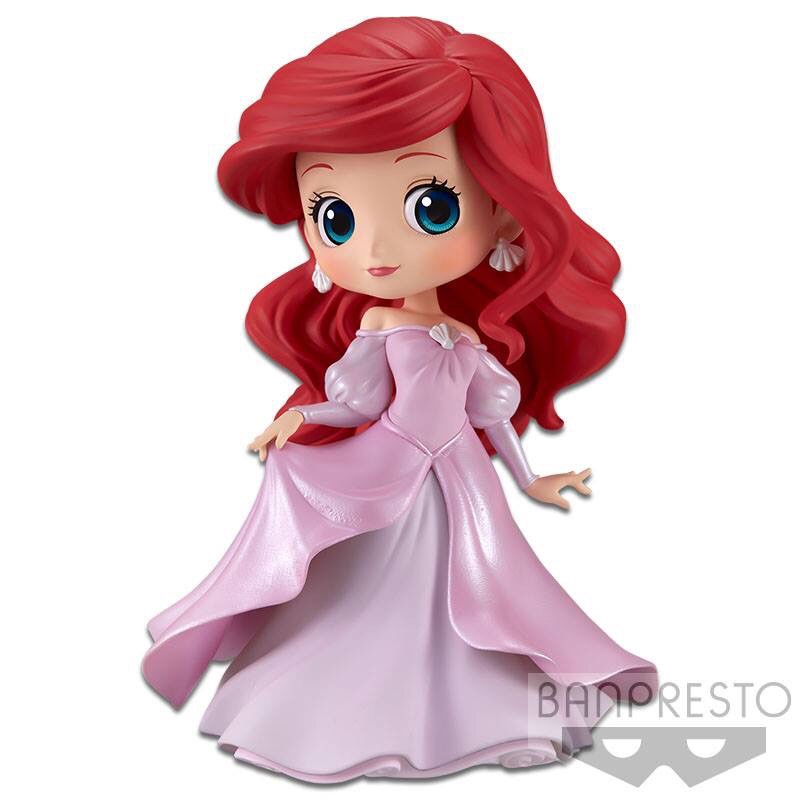 Pre-order : Q POSKET DISNEY CHARACTERS -ARIEL PRINCESS DRESS- (B: PINK DRESS) (REPEAT ITEM, ORIGINAL LAUNCHING: 2018 DEC)