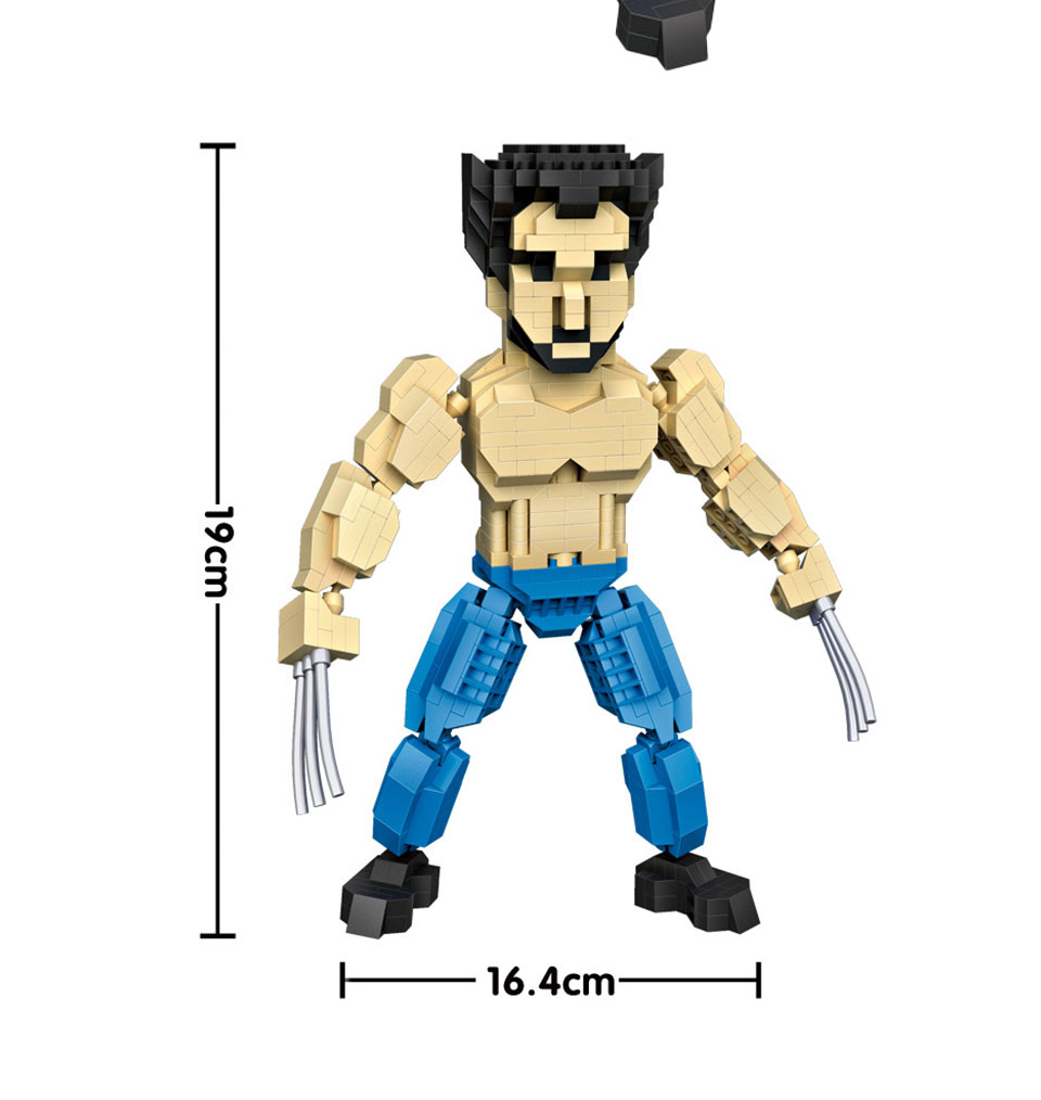 Loz 9753 X-Men Wolverine 700pcs