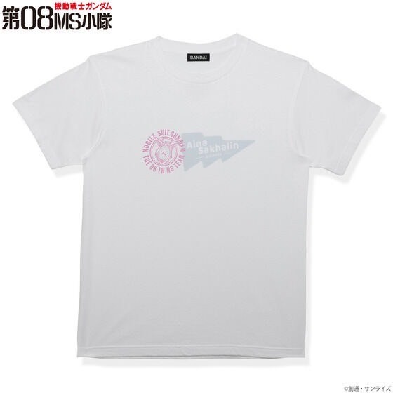 PRE-ORDER : Mobile Suit Gundam 08th MS Platoon Aina Sakhalin Series / New Mobile Report Gundam W Relena Peacecraft Series T-shirt