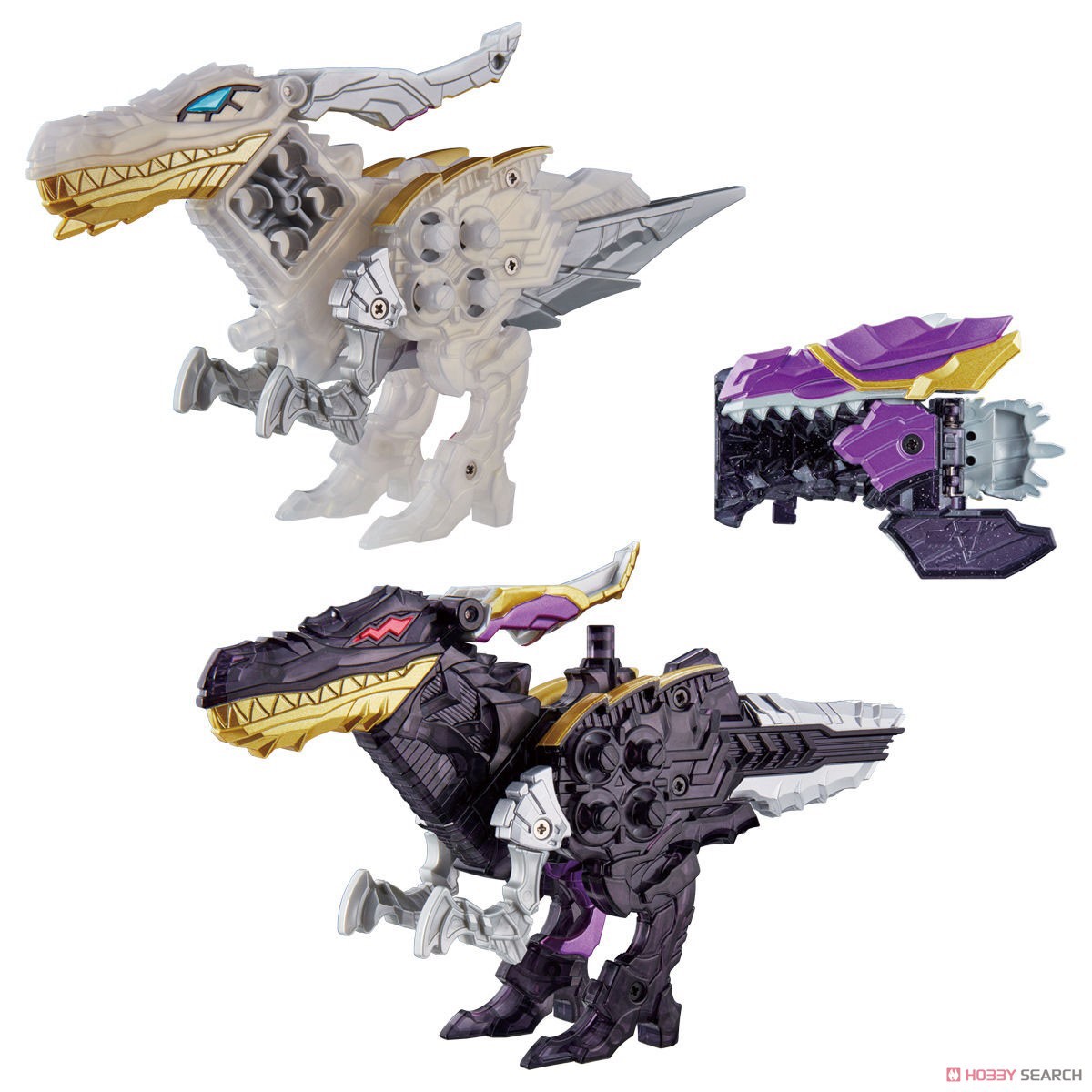 Kishiryu Sentai Ryusoulger - Kishiryu Series 08 & 09 Shine Raptor & Shadow Raptor Set by Bandai