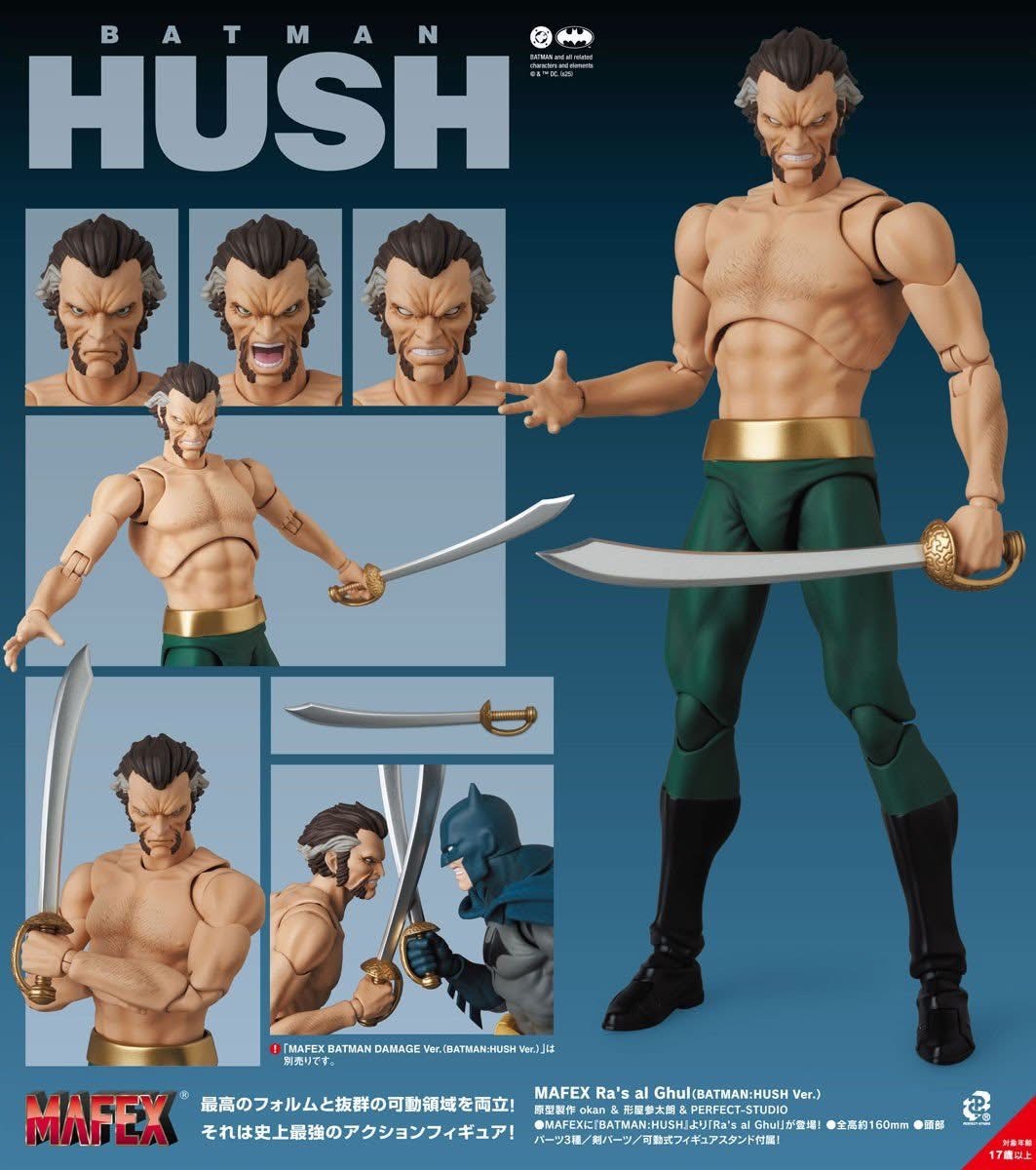 Pre-order : MAFEX Ra's al Ghul (Batman: Hush Ver.) by Medicom Toy