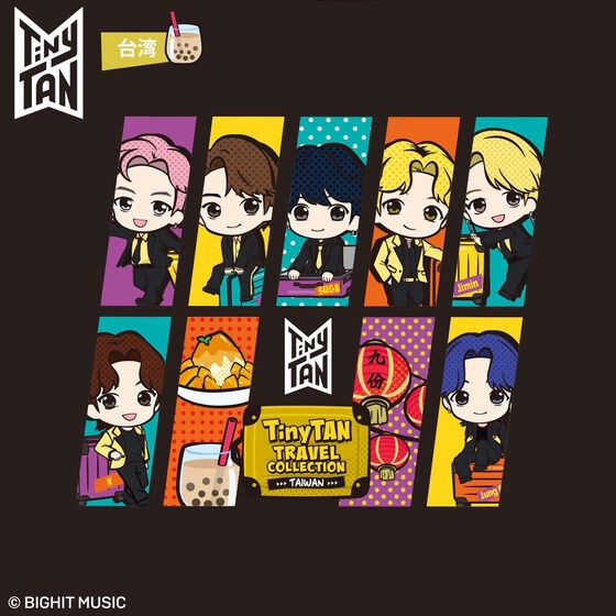PRE-ORDER : TinyTAN TRAVEL COLLECTION T-shirt