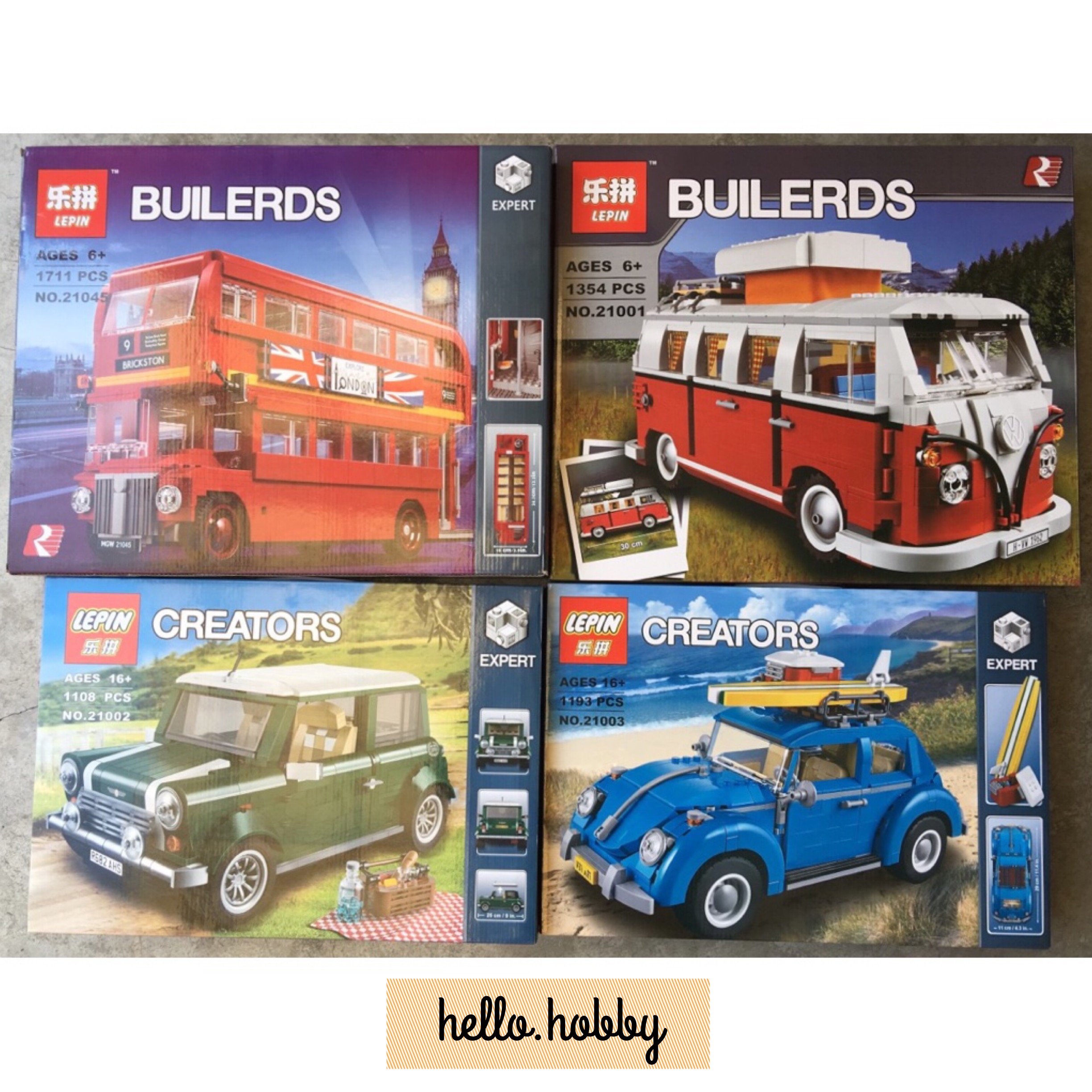 Lepin 21003 Volkswagen Beetle 1193pcs