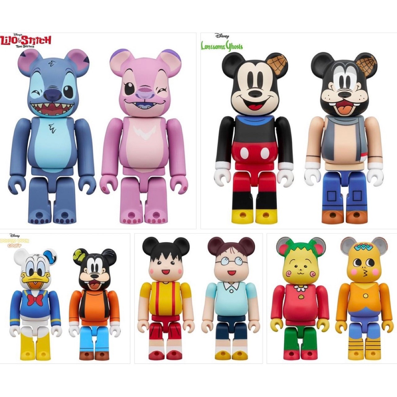 Pre-order : BE@RBRICK 2Pcs Set by Medicom Toy
